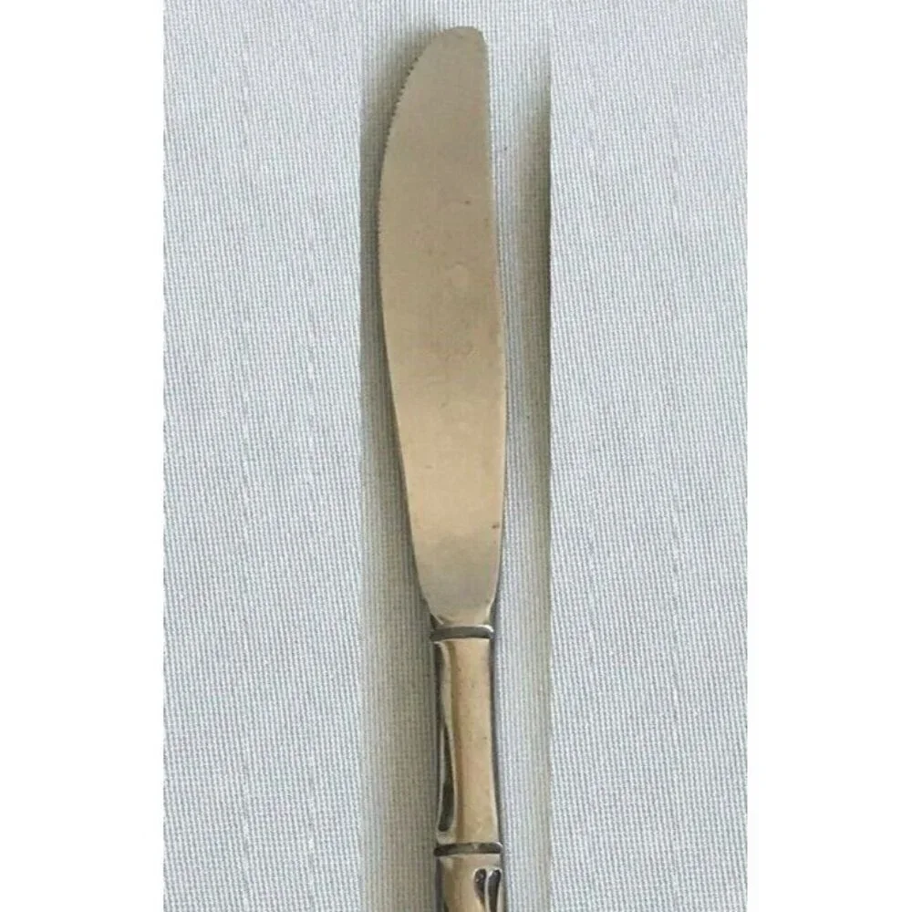 Single Reed & Barton Stainless Steel Knife Rebacraft Royal Bamboo Replacement